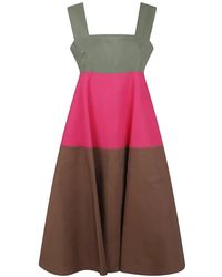 Marni - Jurk Met Colourblocking - Lyst