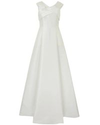 Alberta Ferretti - Pleated-Detail Sleeveless Gown - Lyst