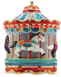Judith Leiber - Jane's Carousel Crystal-Embellished Clutch Bag - Lyst
