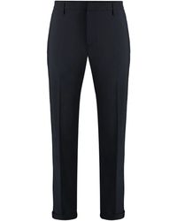 Dondup - Roll-Up Cuffs Tailored Trousers - Lyst