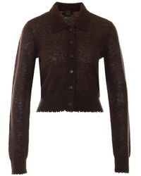Pinko - Button-Down Polo Cardigan - Lyst