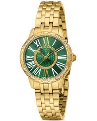 Roberto Cavalli - Mm Horloge Van Roestvrij Staal - Lyst