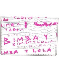 Bimba Y Lola - Porte-cartes à effet peau de crocodile - Lyst