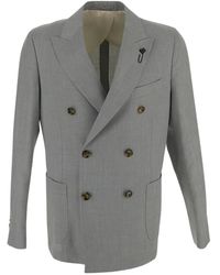 Lardini - Double-breasted Blazer - Lyst