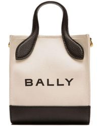 Bally - Bar Logo-print Tote Bag - Lyst
