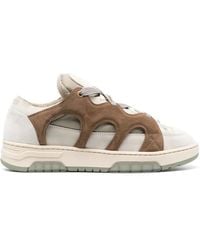 Paura - Panelled Low-Top Sneakers - Lyst