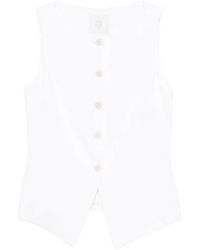 Eleventy - Button Waistcoat - Lyst
