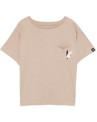 SPORT b. by agnès b. - Chest-Pocket Embroidered-Detail T-Shirt - Lyst