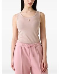 Guess - Triangle-Logo Tank Top - Lyst