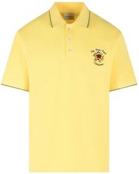 Drole de Monsieur - Embroided Polo Shirt - Lyst