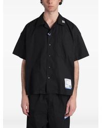 Maison Mihara Yasuhiro - Logo-Patch Short-Sleeve Shirt - Lyst