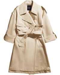 Fay - Double-Breasted Cotton Trench Coat - Lyst