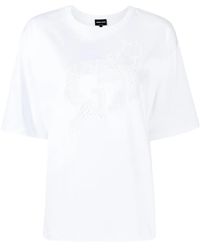 Giorgio Armani - Logo-Print T-Shirt - Lyst