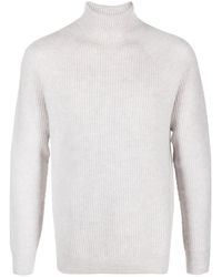 Peserico - Ribbed-knit Roll-neck Jumper - Lyst