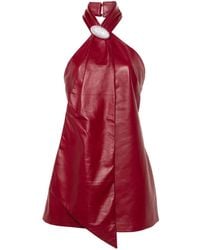 GIUSEPPE DI MORABITO - Pleated-Detail Mini Dress - Lyst