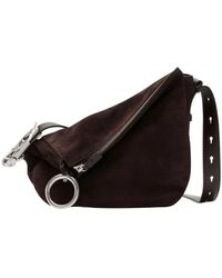 Burberry - Suède Schoudertas - Lyst