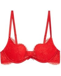 Fleur du Mal - Frankie Lace U-Plunge Bra - Lyst