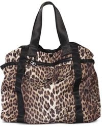 P.A.R.O.S.H. - Leopard-Print Top-Handle Tote Bag - Lyst