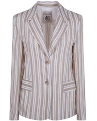 Semicouture - Kitty Striped Blazer - Lyst