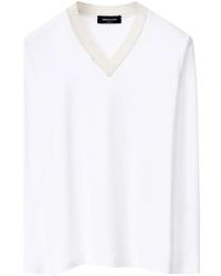 Fabiana Filippi - T-Shirt mit V-Ausschnitt - Lyst