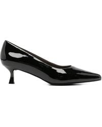 Linda Baumann - Patent-Finish Pointed-Toe Pumps - Lyst