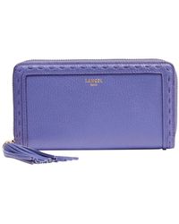 Lancel - Tassel Zip-Around Wallet - Lyst
