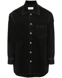 Lanvin - Camisa de mezclilla de capullo - Lyst