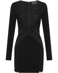 Philipp Plein - Short Dress Crystal - Lyst