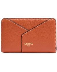 Lancel - Grained Leather Wallet - Lyst