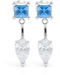 Swarovski - Mesmera Crystal-Embellished Drop Earrings - Lyst