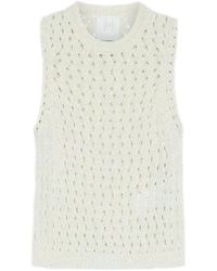 Marella - Mouliné Openwork Vest - Lyst