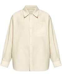 Lemaire - Long-sleeve Cotton-silk Shirt - Lyst