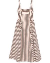 Cult Gaia - Carla Striped Midi Dress - Lyst