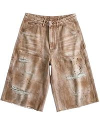 Bravest Studios - Workwear-Shorts Im Distressed-Look - Lyst