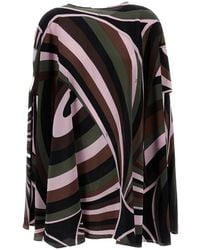 PUCCI - Iride Print Crêpe De Chine Kaftan - Lyst