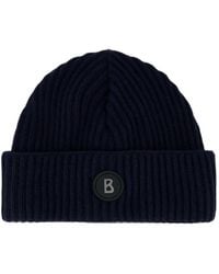 Bogner - Gustav's Logo-Patch Ribbed-Knit Beanie Hat - Lyst
