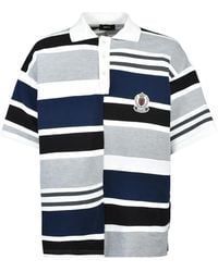 BREATH - Striped Patch-Detail Polo Shirt - Lyst