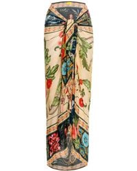 Agua Bendita - Pareo de playa Marine - Lyst
