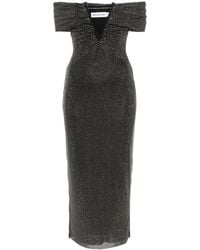 Self-Portrait - Maxi-Jurk Verfraaid Met Stras - Lyst