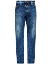 DSquared² - Faded-Effect Jeans - Lyst