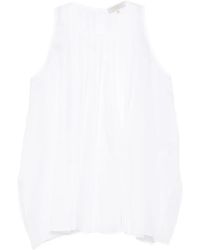 Antonelli - Bermagotto Pleated Sleeveless Top - Lyst