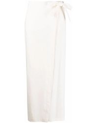 Alberta Ferretti - High-Waisted Wrap Skirt - Lyst