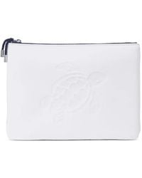 Vilebrequin - Pool Embossed-Turtle Clutch Bag - Lyst