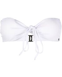 Karl Lagerfeld - Karl Dna Bandeau Bikini Top - Lyst