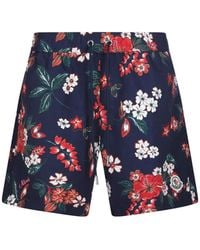 Moncler - Floral Print Swim Shorts - Lyst