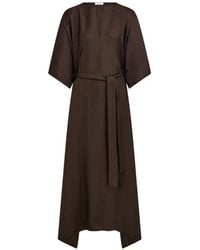Ferragamo - Silk Dress - Lyst
