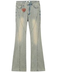 Izzue - Panelled Flared Jeans - Lyst