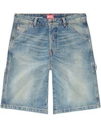 DIESEL - D-Livery Jeans-Shorts - Lyst