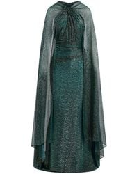 Talbot Runhof - Cape Rhinestone-embellished Gown - Lyst