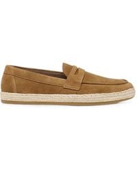 Geox - Pantelleria Suede Espadrille Loafers - Lyst